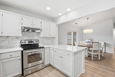 Meticulously maintained home in Inland Greens located on the 9th on Inland Greens Golf Course in North Carolina - for sale on GolfHomes.com, golf home, golf lot