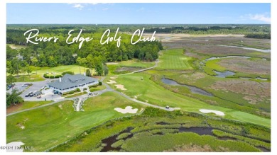 Nestled on the picturesque golf course in the prestigious Rivers on Rivers Edge Golf Club in North Carolina - for sale on GolfHomes.com, golf home, golf lot