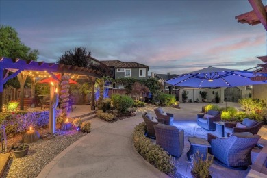 Discover luxurious living in this meticulously upgraded estate on Ridgemark Golf and Country Club in California - for sale on GolfHomes.com, golf home, golf lot