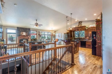 Come Tour this Beautiful 4 bed 4 bath home directly across the on Brandon Municipal Golf Course in South Dakota - for sale on GolfHomes.com, golf home, golf lot