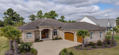 Built in 2020, this stunning 3,056 sq ft all-brick residence on Compass Pointe Golf Course in North Carolina - for sale on GolfHomes.com, golf home, golf lot