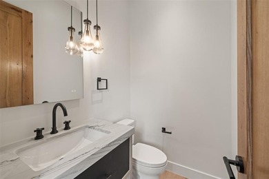 Stunning brand new mountain modern home in the prestigious on Breckenridge Golf Club in Colorado - for sale on GolfHomes.com, golf home, golf lot