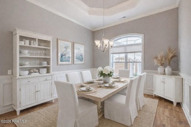 Built in 2020, this stunning 3,056 sq ft all-brick residence on Compass Pointe Golf Course in North Carolina - for sale on GolfHomes.com, golf home, golf lot