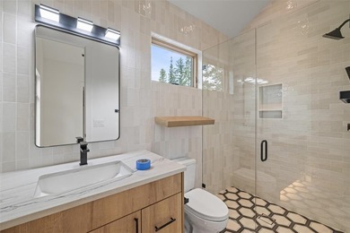 Stunning brand new mountain modern home in the prestigious on Breckenridge Golf Club in Colorado - for sale on GolfHomes.com, golf home, golf lot