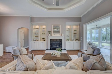 Built in 2020, this stunning 3,056 sq ft all-brick residence on Compass Pointe Golf Course in North Carolina - for sale on GolfHomes.com, golf home, golf lot