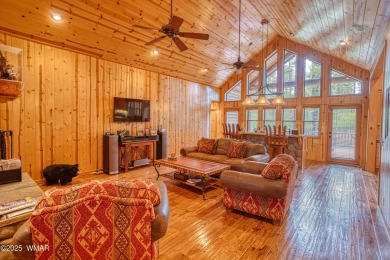 Beautiful 5 Bedroom mountain home inside the gates of White on White Mountain Country Club in Arizona - for sale on GolfHomes.com, golf home, golf lot
