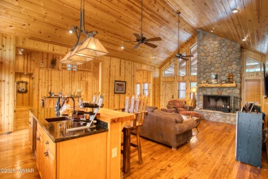 Beautiful 5 Bedroom mountain home inside the gates of White on White Mountain Country Club in Arizona - for sale on GolfHomes.com, golf home, golf lot