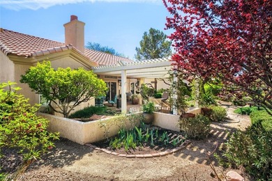 Garden oasis on the golf course in the highly sought-after 55+ on Highland Falls Golf Club in Nevada - for sale on GolfHomes.com, golf home, golf lot