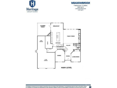 LOT 102C The Meadowbrook, by Heritage Group Homes. This 4 on Lane Creek Golf Club in Georgia - for sale on GolfHomes.com, golf home, golf lot