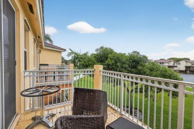 Step into this Mediterranean-inspired gem at Las Sevillas, a on Fontainebleau Golf Course in Florida - for sale on GolfHomes.com, golf home, golf lot