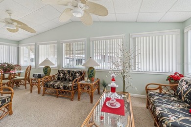 Welcome home to this well-loved, fully furnished 2-bedroom on Lake Henry Golf Club in Florida - for sale on GolfHomes.com, golf home, golf lot