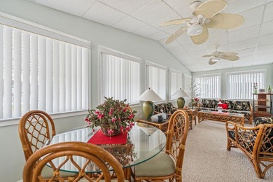 Welcome home to this well-loved, fully furnished 2-bedroom on Lake Henry Golf Club in Florida - for sale on GolfHomes.com, golf home, golf lot