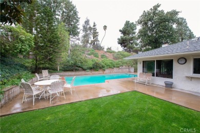 Welcome to this stunning one-story private pool home that backs on Canyon Crest Country Club in California - for sale on GolfHomes.com, golf home, golf lot