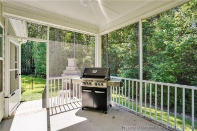 This beautiful home located in the private gated golf community on Anderson Creek Golf Club in North Carolina - for sale on GolfHomes.com, golf home, golf lot