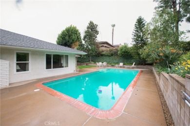 Welcome to this stunning one-story private pool home that backs on Canyon Crest Country Club in California - for sale on GolfHomes.com, golf home, golf lot