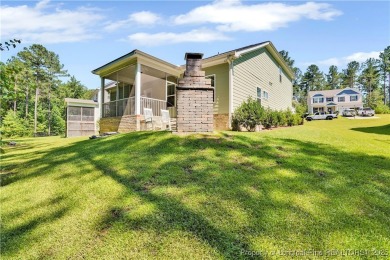 This beautiful home located in the private gated golf community on Anderson Creek Golf Club in North Carolina - for sale on GolfHomes.com, golf home, golf lot