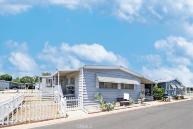**Charming 2 Bed/2 Bath Mobile Home in a Vibrant 55+ Golf Resort on Hemet West Mobile Estates in California - for sale on GolfHomes.com, golf home, golf lot