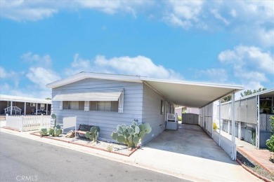 **Charming 2 Bed/2 Bath Mobile Home in a Vibrant 55+ Golf Resort on Hemet West Mobile Estates in California - for sale on GolfHomes.com, golf home, golf lot