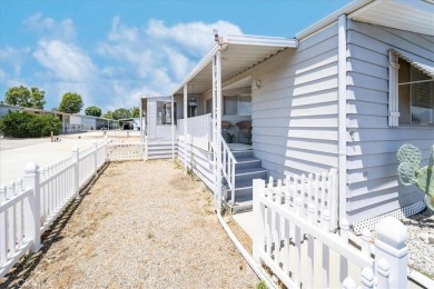 **Charming 2 Bed/2 Bath Mobile Home in a Vibrant 55+ Golf Resort on Hemet West Mobile Estates in California - for sale on GolfHomes.com, golf home, golf lot