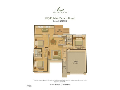 This beautifully updated ranch blends modern comfort with on Carolina Trace Country Club in North Carolina - for sale on GolfHomes.com, golf home, golf lot