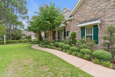 This Barker Canady craftsman-style custom built show home offers on Reserve Club At St James Plantation in North Carolina - for sale on GolfHomes.com, golf home, golf lot