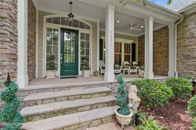 This Barker Canady craftsman-style custom built show home offers on Reserve Club At St James Plantation in North Carolina - for sale on GolfHomes.com, golf home, golf lot