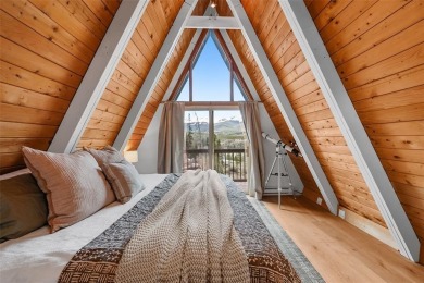 Distinctive A-Frame Mountain Retreat with Sweeping Views of on Breckenridge Golf Club in Colorado - for sale on GolfHomes.com, golf home, golf lot