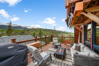Distinctive A-Frame Mountain Retreat with Sweeping Views of on Breckenridge Golf Club in Colorado - for sale on GolfHomes.com, golf home, golf lot