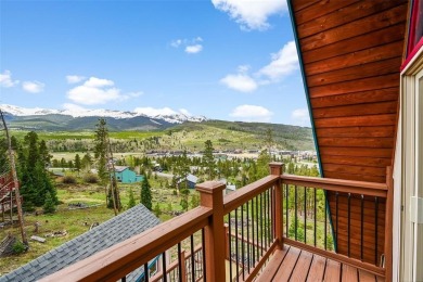 Distinctive A-Frame Mountain Retreat with Sweeping Views of on Breckenridge Golf Club in Colorado - for sale on GolfHomes.com, golf home, golf lot