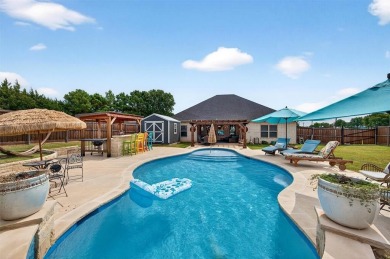 Stunning Lake Kiowa retreat with in ground pool and amazing on Lake Kiowa Golf Course in Texas - for sale on GolfHomes.com, golf home, golf lot