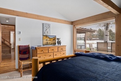 This beautifully updated two-bedroom, two-bath townhome with a on Jackson Hole Golf and Tennis Club in Wyoming - for sale on GolfHomes.com, golf home, golf lot
