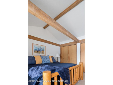 This beautifully updated two-bedroom, two-bath townhome with a on Jackson Hole Golf and Tennis Club in Wyoming - for sale on GolfHomes.com, golf home, golf lot