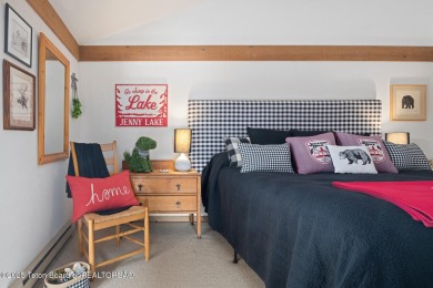 This beautifully updated two-bedroom, two-bath townhome with a on Jackson Hole Golf and Tennis Club in Wyoming - for sale on GolfHomes.com, golf home, golf lot
