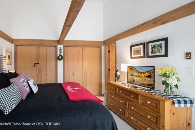 This beautifully updated two-bedroom, two-bath townhome with a on Jackson Hole Golf and Tennis Club in Wyoming - for sale on GolfHomes.com, golf home, golf lot