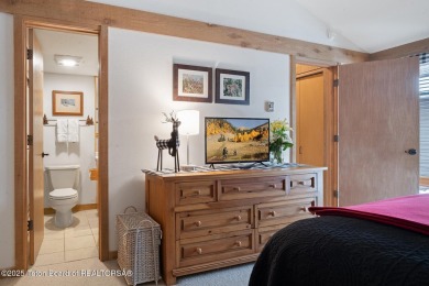 This beautifully updated two-bedroom, two-bath townhome with a on Jackson Hole Golf and Tennis Club in Wyoming - for sale on GolfHomes.com, golf home, golf lot