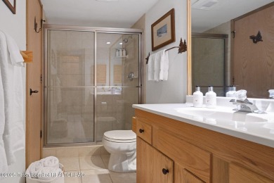 This beautifully updated two-bedroom, two-bath townhome with a on Jackson Hole Golf and Tennis Club in Wyoming - for sale on GolfHomes.com, golf home, golf lot