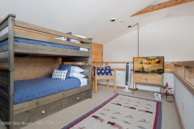 This beautifully updated two-bedroom, two-bath townhome with a on Jackson Hole Golf and Tennis Club in Wyoming - for sale on GolfHomes.com, golf home, golf lot