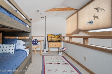 This beautifully updated two-bedroom, two-bath townhome with a on Jackson Hole Golf and Tennis Club in Wyoming - for sale on GolfHomes.com, golf home, golf lot