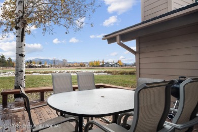 This beautifully updated two-bedroom, two-bath townhome with a on Jackson Hole Golf and Tennis Club in Wyoming - for sale on GolfHomes.com, golf home, golf lot