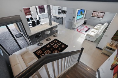 Stunning corner-lot home built in 2012, featuring modern design on Fontainebleau Golf Course in Florida - for sale on GolfHomes.com, golf home, golf lot