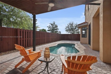Stunning corner-lot home built in 2012, featuring modern design on Fontainebleau Golf Course in Florida - for sale on GolfHomes.com, golf home, golf lot