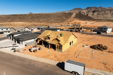 Under construction! 4 Car Garage, 2x6 exterior walls, fireplace on Copper Rock Golf Course in Utah - for sale on GolfHomes.com, golf home, golf lot