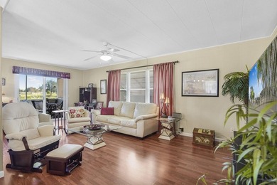 Welcome home to your stunning 2 bedroom, 2 bathroom mobile home on  in Florida - for sale on GolfHomes.com, golf home, golf lot