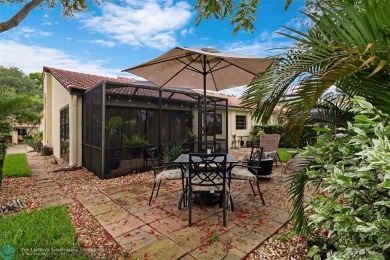 Step into effortless living in the light and bright beautifully on Deer Creek Golf Club in Florida - for sale on GolfHomes.com, golf home, golf lot