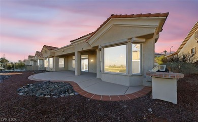 VALLEY AND STRIP VIEWS ~ Sought after 2,334 Sq. Ft. WINDSOR on Highland Falls Golf Club in Nevada - for sale on GolfHomes.com, golf home, golf lot