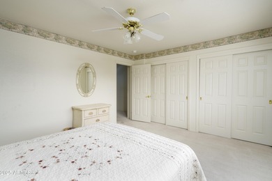 Best golf view in the community. Newer roof, newer AC, and fresh on Sunland Springs Golf Course  in Arizona - for sale on GolfHomes.com, golf home, golf lot