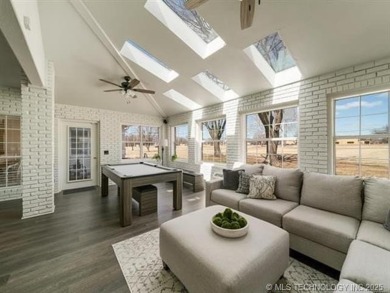 Beautifully Updated Full Brick Home backing to the 16th Hole of on  in Oklahoma - for sale on GolfHomes.com, golf home, golf lot