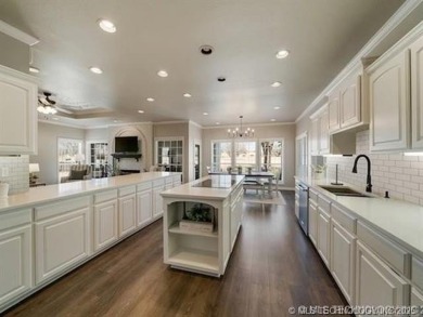 Beautifully Updated Full Brick Home backing to the 16th Hole of on  in Oklahoma - for sale on GolfHomes.com, golf home, golf lot