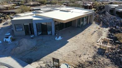 New Custom home nestled in the Lava field in ENTRADA's gated on Entrada at Snow Canyon in Utah - for sale on GolfHomes.com, golf home, golf lot