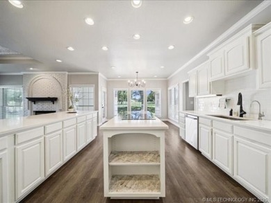 Beautifully Updated Full Brick Home backing to the 16th Hole of on  in Oklahoma - for sale on GolfHomes.com, golf home, golf lot